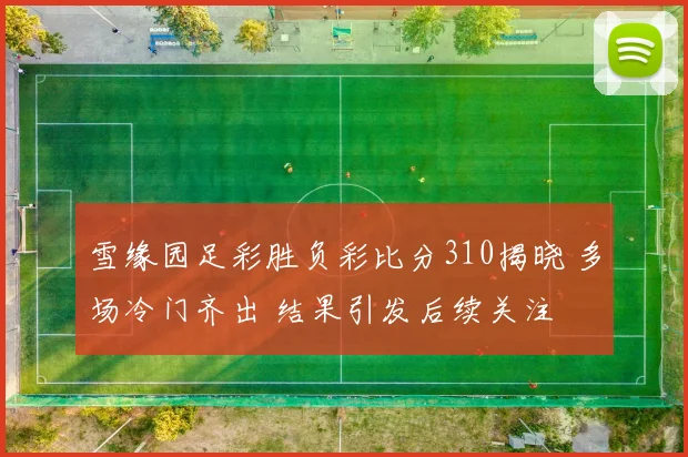 雪缘园足彩胜负彩比分310揭晓 多场冷门齐出 结果引发后续关注
